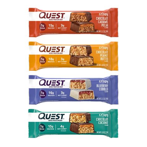 Quest Hero Protein Bars Starter Pack (4 x 60g) – myFITBOX