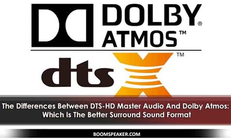 DTS HD Master Audio Vs Dolby Atmos (The Truth!) - BoomSpeaker