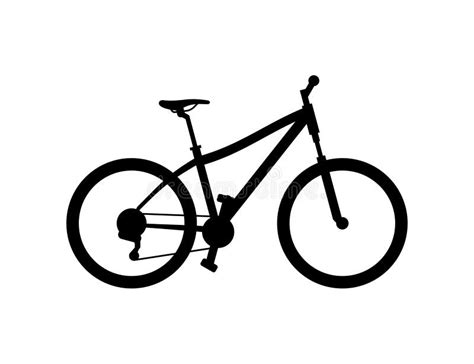 Mountain Bike Sport Icon stock illustration. Illustration of figure ...