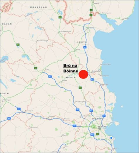 Map locating the Brú na Bóinne, WHS | Download Scientific Diagram