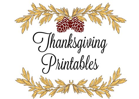 Free Printable Thanksgiving Card