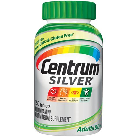 Centrum Silver Multivitamin for Adults 50 Plus, Multivitamin ...