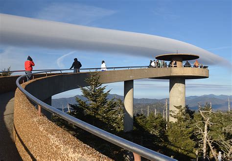 Clingmans Dome Tower in the Great Smoky Mountains National Park