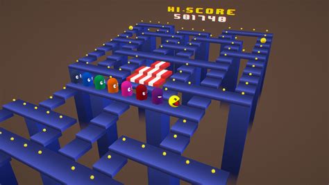 Pac-Mania Arcade Challenge - 3D model by jcashmore [dad4c0a] - Sketchfab