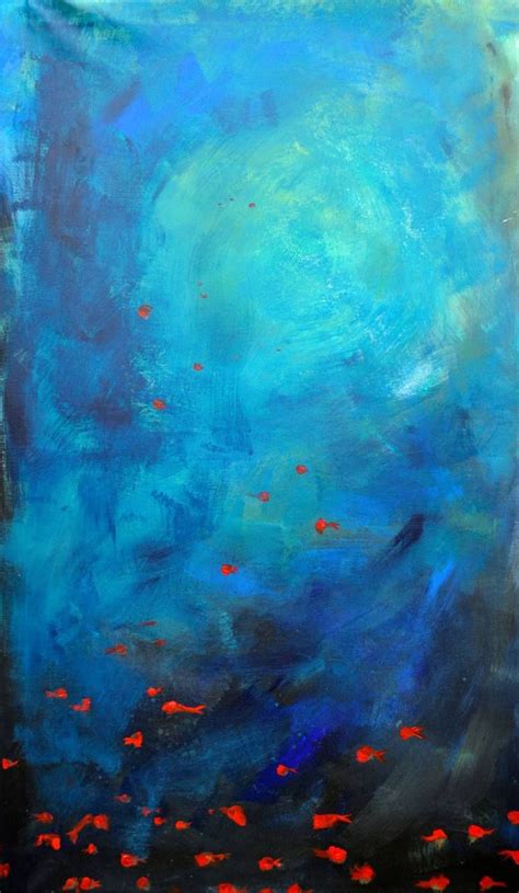 Pin on Abstract fish painting