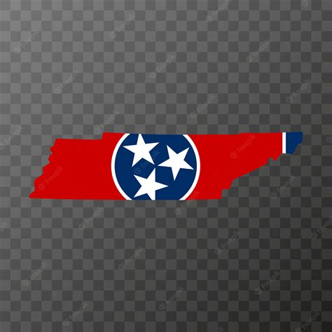 Premium Vector | Tennessee state flag Vector illustration