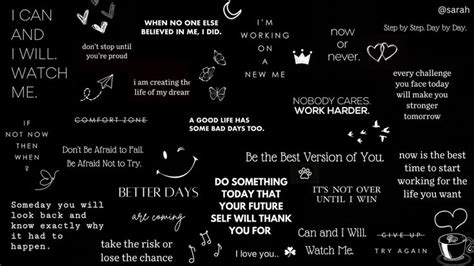 Motivational black aesthetic wallpaper | Laptop wallpaper quotes, Quote ...