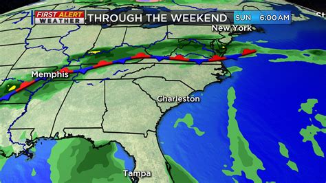 Stationary Front Weather Map