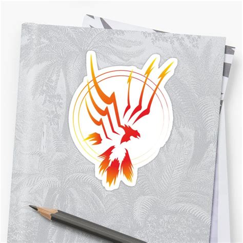 Phoenix Logo Design Sticker by choppy777 | Logo design, Design, Stickers