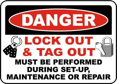 Danger Lock Out & Tag Out Label - Claim Your 10% Discount