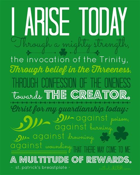 St Patrick's Prayer Printable - Printable Word Searches