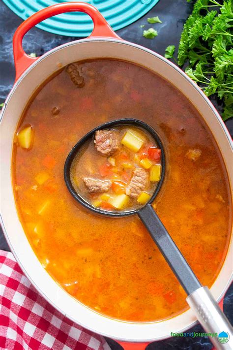 German Goulash Soup (Gulaschsuppe) | Food and Journeys