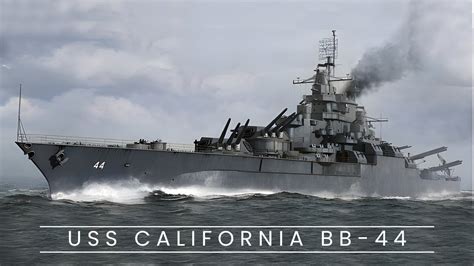 USS California BB-44 (Battleship) - YouTube