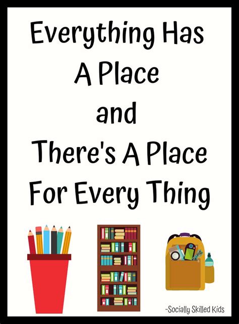 Motivational Quote Posters || Everything Has A Place and There's A Pla ...