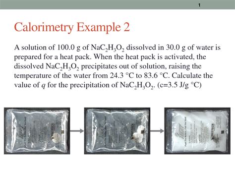 SOLUTION: Calorimetry Example 2 Presentation - Studypool