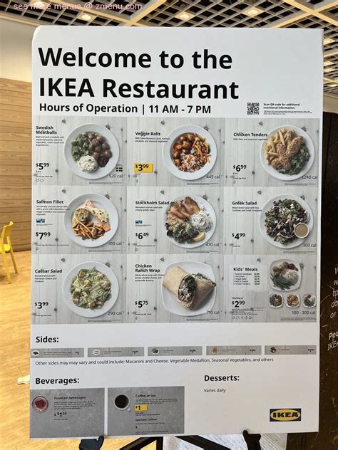 Menu at IKEA Restaurant, Jacksonville, Gate Pkwy