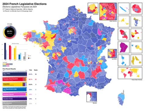 Città contro campagna e il fattore banlieues | la mappa del voto in Francia