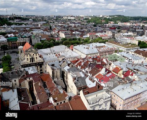 Old europe town or city view Stock Photo - Alamy