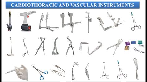 Cardiothoracic and Vascular Instruments with PDF Notes - YouTube