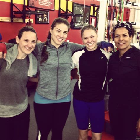 Diana Prazak, Marina Shafir, Ronda Rousey, and Lucia Rjiker ...