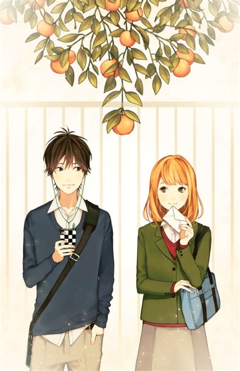 Orange Manga Couples, Cute Anime Couples, Orange Anime, Manga Art ...