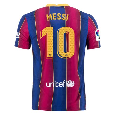 Barcelona 20-21 Home Jersey MESSI #10 Soccer Shirt (La Liga Printing ...