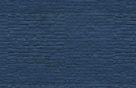 Deep Blue Brick Wallpaper Mural | Hovia UK | Brick wallpaper mural ...