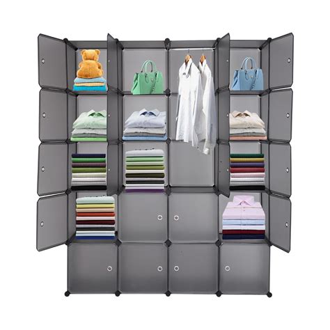 LYUMO 20 Cube Organizer Stackable Plastic Cube Storage Shelves Design ...