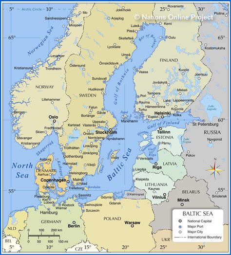 Map of the Baltic Sea