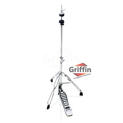 Hi-Hat Stand by GRIFFIN Hi Hat Cymbal Pedal With Drum Key HiHat Mount ...