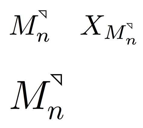 symbols - triangle like \textcorner - TeX - LaTeX Stack Exchange