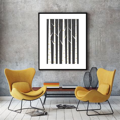 Geometric print wall art minimalist art poster scandinavian