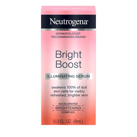 Neutrogena Bright Boost Brightening Face Serum, .3 fl oz - Walmart.com ...