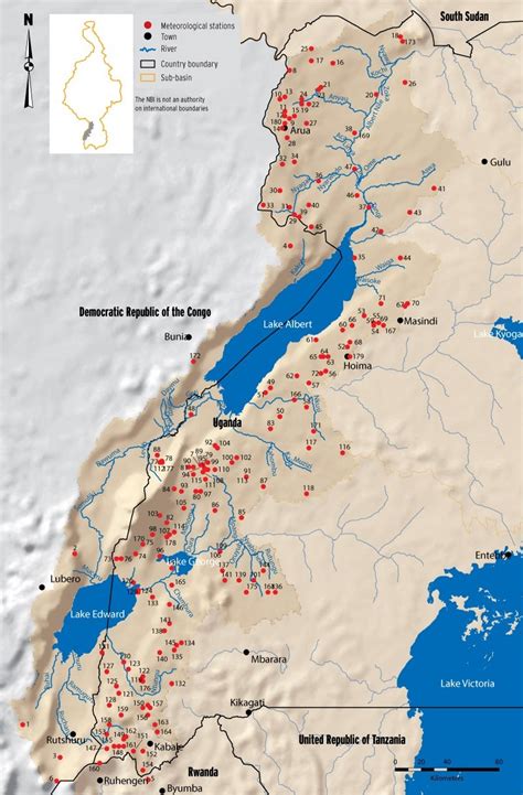 Lake Albert On Map Of Africa