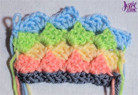 Box Stitch – written, photo, and video crochet tutorial - Jessie At Home