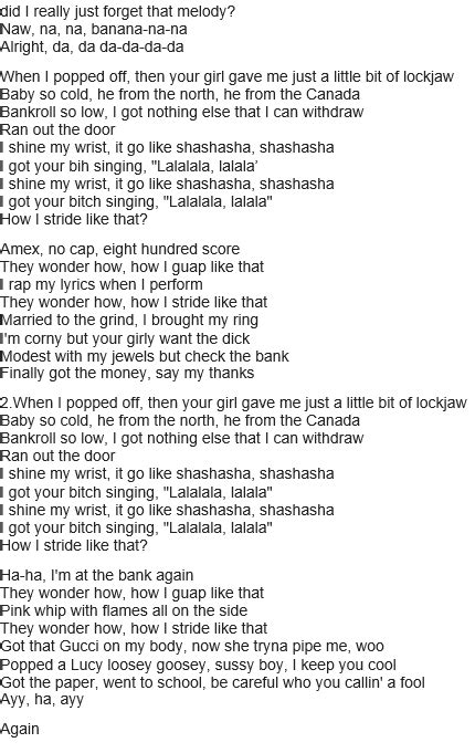 La La La Lyrics Y2K / Lalala Lyrics : Did i really just forget that ...