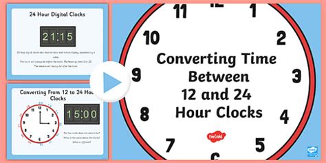 24 Hour Clock Converter Printable - Military Time Chart Converter The ...