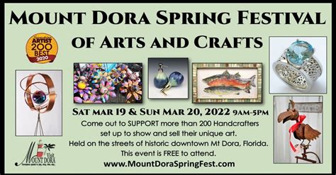 Mount Dora Spring Festival of Arts & Crafts - Bungalower