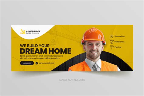 Construction Social Media Banner Design Graphic by DesignOriel ...