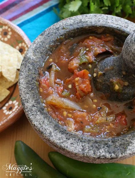 Tomato Molcajete Salsa + VIDEO