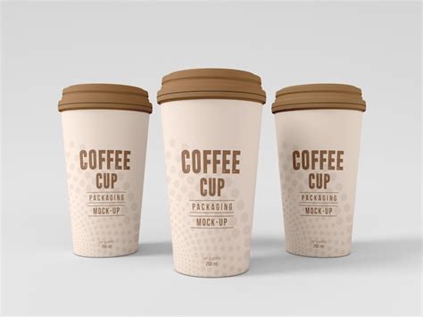 Premium PSD | Take away coffee cup mockup