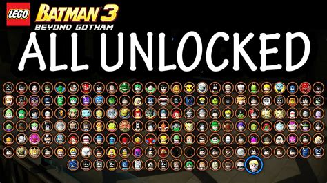 LEGO: Batman 3 - Beyond Gotham - All Characters Unlocked + DLC Review ...