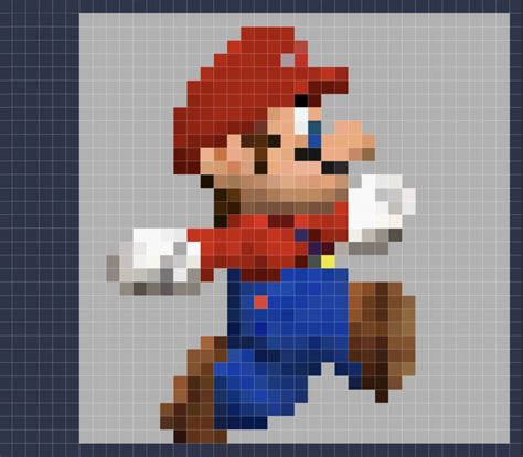 Small Mario Pixel Art Grid Pixel Art Grid Gallery | Images and Photos ...