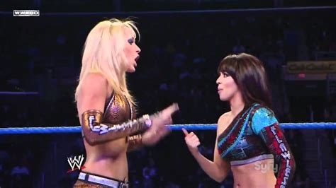 Beth Phoenix & Rosa Mendes vs. Michelle McCool & Layla(LayCool) - YouTube