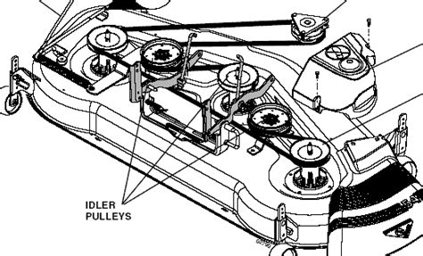 How to replace belt on a sears 54 in riding mower