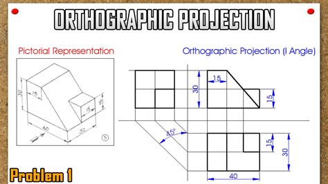 How To Draw Orthographic Drawing