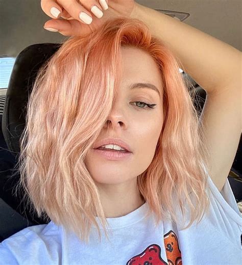 46+ Pastel Peach Hair Gif | Colored Hair