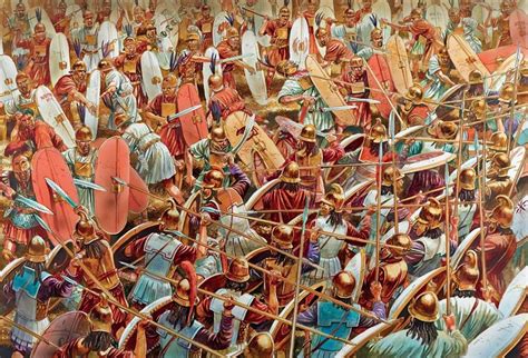 The Battle of Cannae 216 BC | Ancient carthage, Ancient war, Punic wars