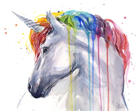 Unicorn Rainbow-Olechka Design