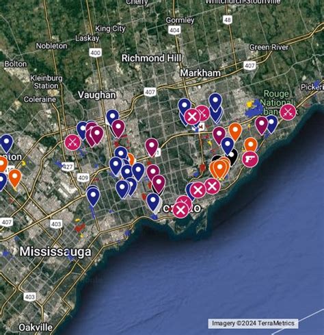 Greater Toronto Area Shooting & Gang Map (Tap here) - Google My Maps